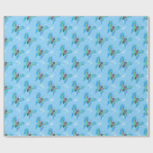 Papier Cadeau Papillons Dimensionnels (Plat)