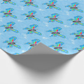 Papier Cadeau Papillons Dimensionnels (Coin)