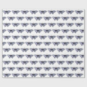 Papier Cadeau Papillons envelopper cadeau (Plat)