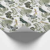 Papier Cadeau papillons et libellules vintages modernes (Coin)