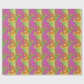 Papier Cadeau Papillons & Fleurs (Plat)