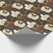 Papier Cadeau Papillons & Fleurs : Motif Boho de printemps (Coin)