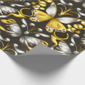 Papier Cadeau Papillons Gold & Silver (Coin)