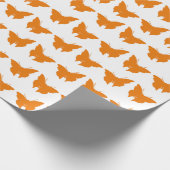 Papier Cadeau Papillons Mod Orange Gras (Coin)