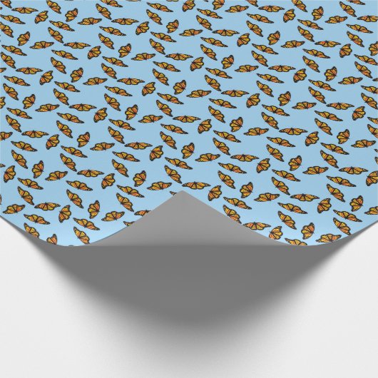 Papier Cadeau Papillons Monarque (Coin)