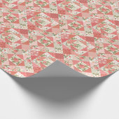 Papier Cadeau Papillons rose Patchwork sans couture (Coin)