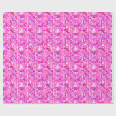 Papier Cadeau Papillons, violet, lavande, rose (Plat)