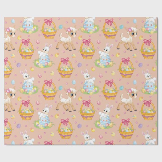 Papier Cadeau Pâques (Plat)