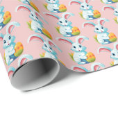 Papier Cadeau Pâques chanceuses ! (Coin rond)