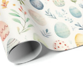 Papier Cadeau Pâques Pastel Pizzazz (Coin rond)