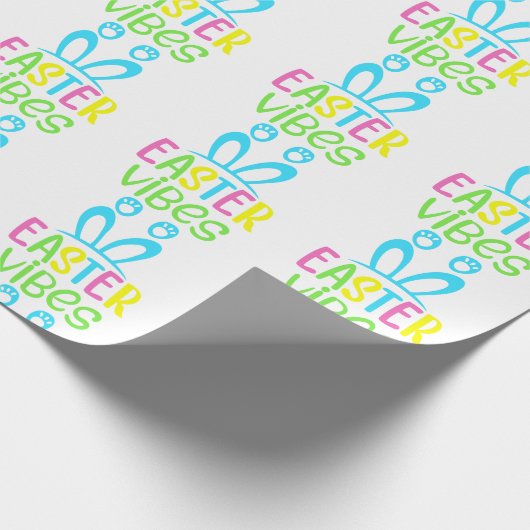 Papier Cadeau Pâques Vibes Pastel (Coin)