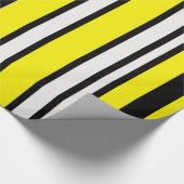 Papier Cadeau par papier d'emballage rayé (Coin)