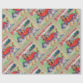 Papier Cadeau Par Road & Rail en Catland, Louis Wain (Plat)