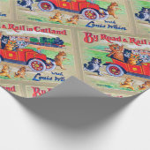 Papier Cadeau Par Road & Rail en Catland, Louis Wain (Coin)