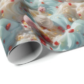 Papier Cadeau Paradis de la glace | (Coin rond)