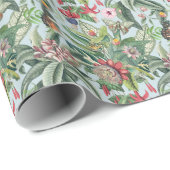 Papier Cadeau Paradis tropical (Coin rond)