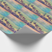 Papier Cadeau Paradis tropical : mer, hôtel, plage. (Coin)