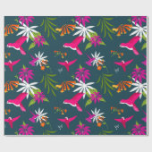 Papier Cadeau Paradise Hummingbird Motif (Plat)