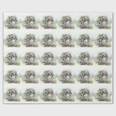 Papier Cadeau Paramètres anglais (Plat)