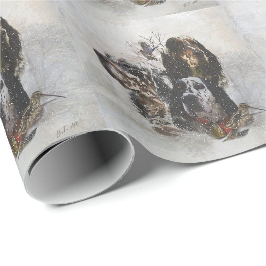 Papier Cadeau Paramètres anglais (Coin rond)