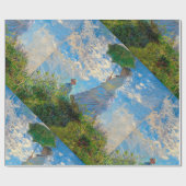 Papier Cadeau Parasol Monet Femme Impressionnisme (Plat)