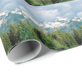 Papier Cadeau Parc grand de Tetons (Coin rond)
