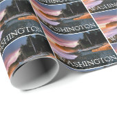 Papier Cadeau Parc national olympique | État de Washington (Coin rond)