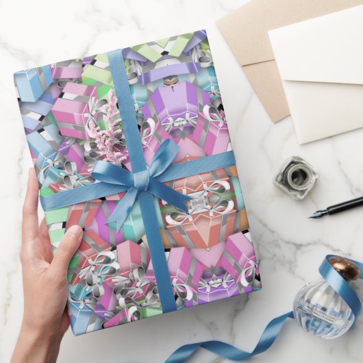 Papier Cadeau Parcelles assorties (Cadeaux)
