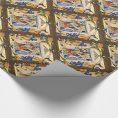 PAPIER CADEAU PARCHEMENT DE NATIVITÉ (Coin)