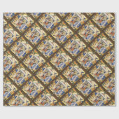 PAPIER CADEAU PARCHEMENT DE NATIVITÉ (Plat)