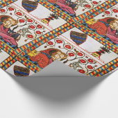 PAPIER CADEAU PARCHEMIN ÉTERNEL D'ANTIQUITÉ D'AMOUR (Coin)