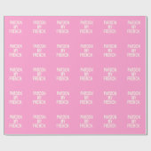 Papier Cadeau Pardon de mon français (Plat)