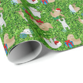 Papier Cadeau paresse xmas (Coin rond)