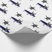 Papier Cadeau paresses trampolining (Coin)