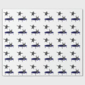 Papier Cadeau paresses trampolining (Plat)