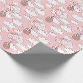 Papier Cadeau Paresseux Mignons (Coin)