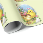 Papier Cadeau Parfait, Cool Joyeux Pâques, Lapin (Coin rond)