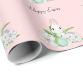 Papier Cadeau Parfait, Cool Joyeux Pâques, Lapin (Coin rond)