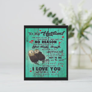 Papier Cadeau parfait personnalisé, à ma lettre de mari