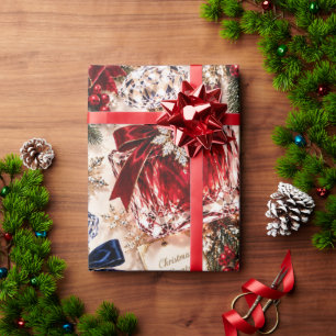 Papier Cadeau Parfum de Luxe Noël