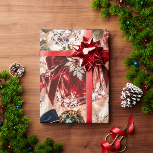 Papier Cadeau Parfum de Luxe Noël