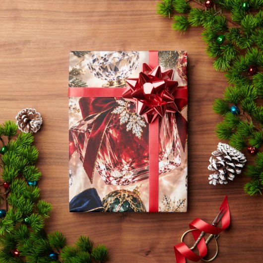 Papier Cadeau Parfum de Luxe Noël (Cadeau de vacances)