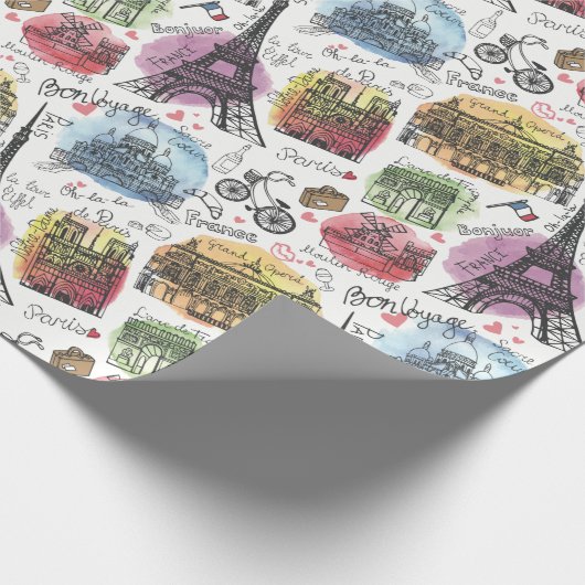 Papier Cadeau Paris (Coin)