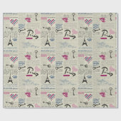 Papier Cadeau Paris (Plat)