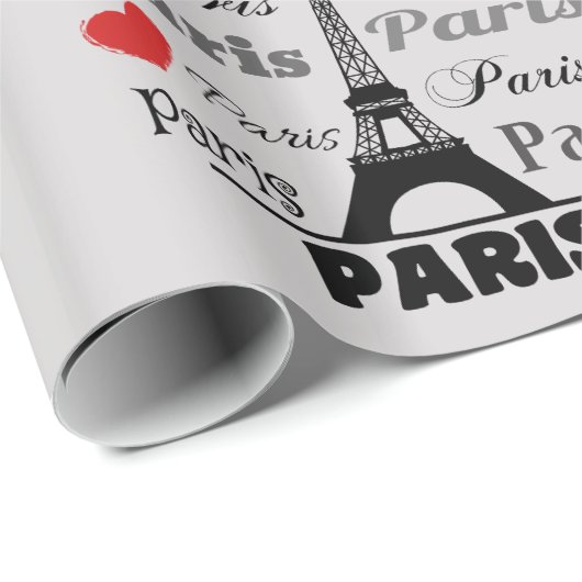 Papier Cadeau Paris (Coin rond)