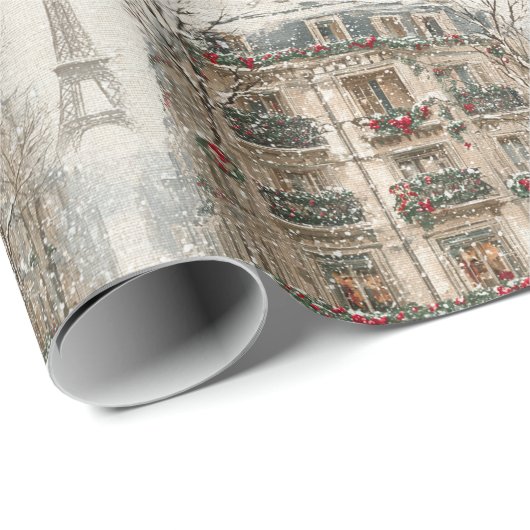 Papier Cadeau Paris (Coin rond)