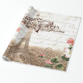 Papier Cadeau Paris au printemps (Déroulé)