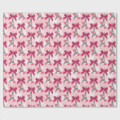 Papier Cadeau Paris Avec Un Bow (Plat)