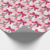 Papier Cadeau Paris Avec Un Bow (Coin)