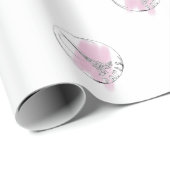 Papier Cadeau paris dans une boule de verre (Coin rond)